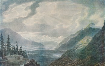 'An Alpine Valley', 18th century. Artist: John Robert Cozens.
