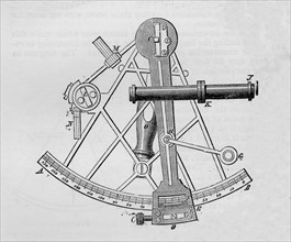 John Hadley's sextant, 1894. Artist: Unknown.