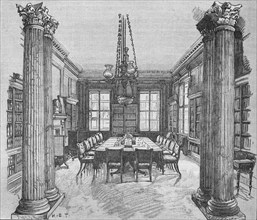 The Cabinet Room, 10 Downing Street, Westminster, London, 1906. Artist: HET.