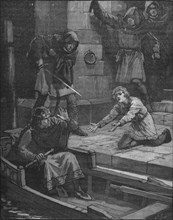 Murder of Prince Arthur, 1203 (1905). Artist: Unknown.