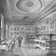 Dining Room of the Garrick Club, 1897. Artist: Unknown.
