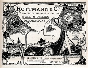 'Rottmann & Co., Makers of Japanese & English Wall & Ceiling Decorations', 1897. Artist: Unknown.