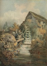 'Marford Mill, Denbighshire', c1795. Artist: JMW Turner.