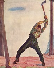 'The Woodcutter', 1910.  Artist: Ferdinand Hodler.