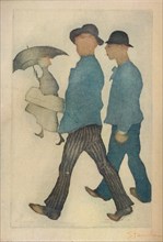 Les Deux Gigolos', 1898.  Artist: Theophile Alexandre Steinlen.