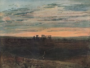 'Stonehenge: Sunset', 1909. Artist: JMW Turner.