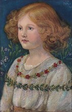 'Portrait in enamel of Rosemary, Daughter of John', c1909. Artist: Alexander Fisher.