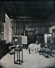 'View of the Studio, at 25 Cadogan Gardens', c1899. Artist: Unknown.