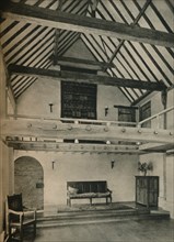 'Boxhurst Farm, Kent: End of Dance Room. Restored and converted by Oliver Hill', c1928. Artist: Unknown.