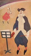 The Clown. Mural Decoration in Boulestin's Restaurant, London', c1927. Artist: Jean-Emile Laboureur.