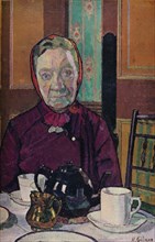 'Mrs Mounter at the Breakfast Table', 1916-17. Artist: Harold Gilman.
