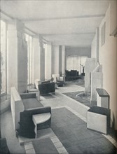'View of the Sun Room in daylight, showing the three windows and columns', 1930. Artist: Unknown.