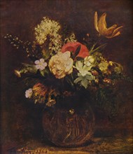 'Bowl of Flowers', 1935. Artist: Henri Fantin-Latour.