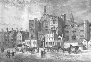 Westminster Hall, 1808 (1897). Artist: Swain.