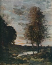 'Soleil Couchant', c1910. Artist: Jean-Baptiste-Camille Corot.