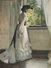 'At The Window', c1916. Artist: George Henry.