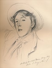 'Portrait sketch of Miss Violet Paget (Vernon Lee)', c1881. Artist: John Singer Sargent.