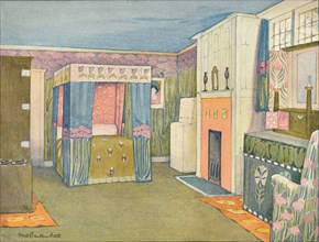 'The Decoration of a Small Bedroom', c1899. Creator: Mackay Hugh Baillie Scott.