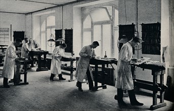 Workshop of the Arts and Crafts technical school, Flensburg, Germany. c1908. Artist: Unknown.