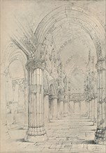'Roslin Chapel', 1838. Artist: John Ruskin.