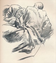 'Study of Drapery', c1916. Artist: John Singer Sargent.