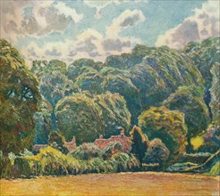 'A Wooded Hillside, Upton Grey', c1914. Artist: Emile Claus.