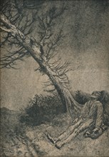 'The Dying Vagabond', 1875. Artist: Alphonse Legros.