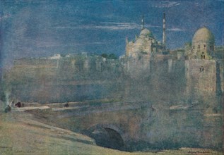 'Moonlight on the Citadel, Cairo', c1890. Artist: Albert Goodwin.