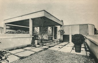 'Roof Garden of a Private House at Auteuil. Architects, Le Corbusier and Pierre Jeanneret', 1928. Artists: Pierre Jeanneret, Le Corbusier, Unknown.