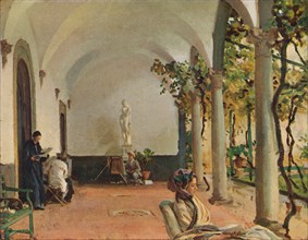 'Villa Torre Galli The Loggia', 1910. Artist: John Singer Sargent.