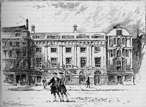 The old East India House in 1630 (1905). Artist: Unknown.