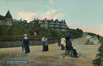 East Cliff, Bournemouth, c1905. Artist: Unknown.