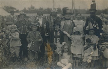 Fancy dress competition, c1900. Artist: Unknown.