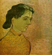 'Portrait De Jeune Fille Sur Fond Rose', 1888. Artist: Vincent van Gogh.
