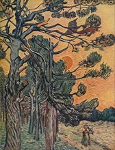 'Foret De Sapins Au Declin Du Jour', 1889. Artist: Vincent van Gogh.