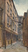'Golden Buildings, Strand', Westminster, London, c1880 (1926). Artist: John Crowther.