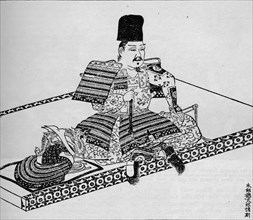 Minamoto no Yoritomo, founder of the Japanese shogunate, 1907. Artist: Unknown.