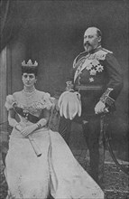 King Edward VII and Queen Alexandra, c1902 (1909). Artist: Gunn & Stuart.