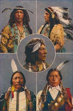 Indian types of North America, 1909. Artist: Unknown.