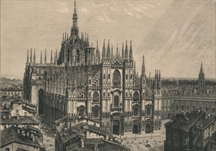 'Milan Cathedral', 1873.  Artist: Unknown.