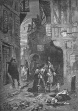 The Great Plague: scenes in the streets of London, 1665-1666 (1905). Artist: Unknown.
