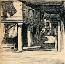 'Venetian Street', 1900. Artist: David Young Cameron.