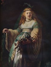 'Saskia van Uylenburgh in Arcadian Costume', 1635. Artist: Rembrandt Harmensz van Rijn.