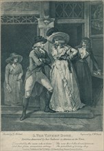'The Tavern Door: Laetitia Deserted By Her Seducer is Thrown on the Town', 1789. Artist: Otto Limited.
