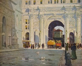 'The City Gate', c1917. Artist: William Jean Beauley.