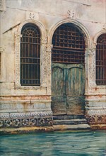 'A Renaissance Doorway, Venice', c1903. Artist: Reginald Barratt.