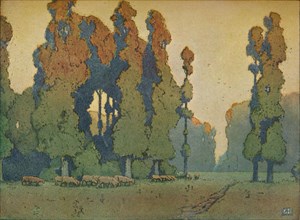 'The Glade', c1910. Artist: Alfred Hartley.
