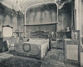 'Bedroom with Furniture in Walnut and Citron Wood', 1915. Artists: Eugenio Quarti, Unknown.