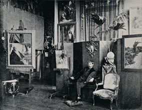 'Dagnan in his Studio', c1897. Artist: Unknown.