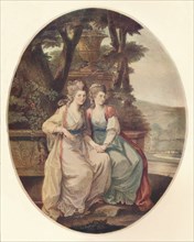 'The Duchess of Devonshire and Lady Duncannon', 1782. Artist: William Dickinson.